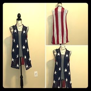 Crystal Kobe Sweater red white N blue XL